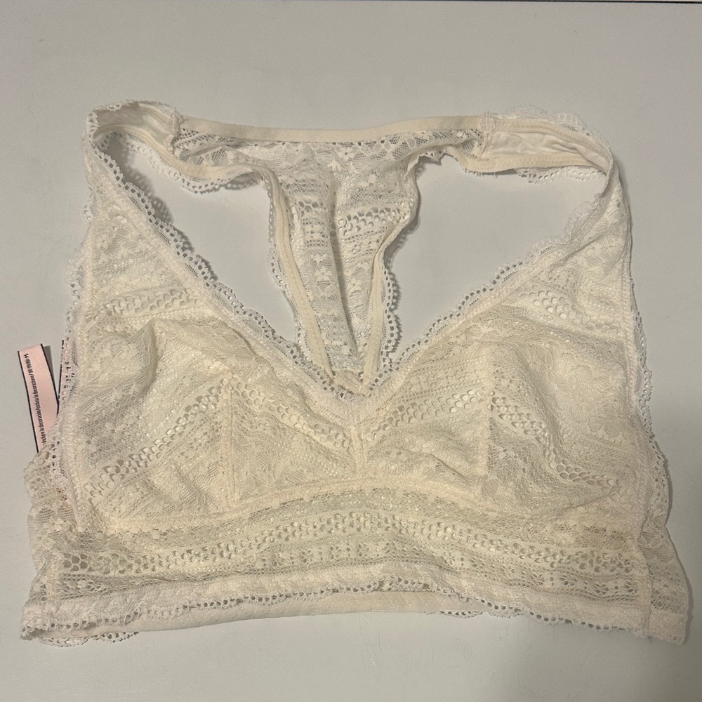 Victoria’s Secret Lace Bralette in Cream